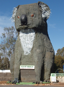 Giant Koala, Dadswells Bridge, Australia. Example of speciality advertising